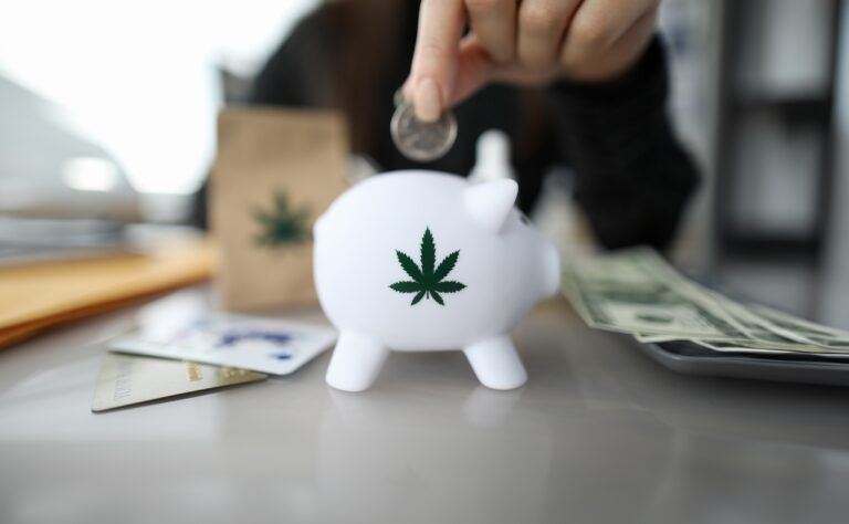 cannabis piggy bank